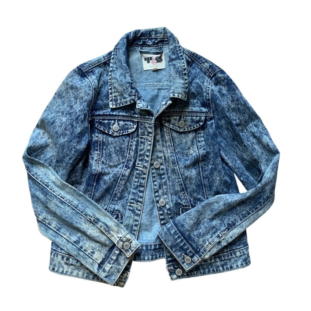 Thead & Supply Distressed Jean Jacket S